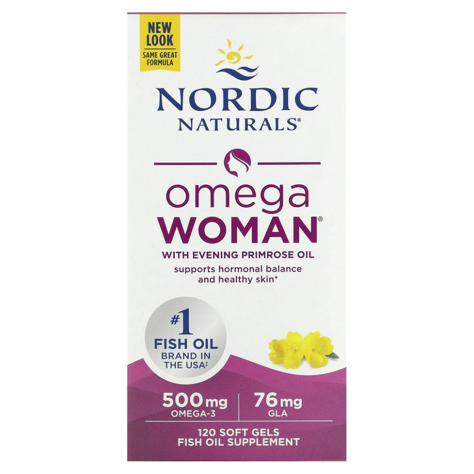 Nordic Naturals, Omega Woman,    , 120     , -, 