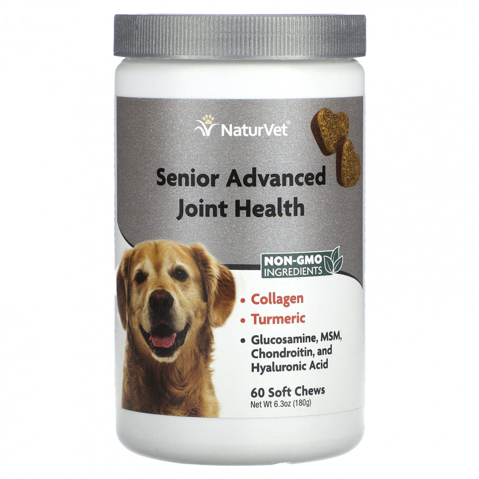 NaturVet, Senior Advanced Joint Health,  , 60  , 180  (6,3 )    , -, 