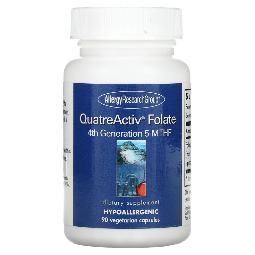 Allergy Research Group, QuatreActiv, , 5-MTHF () 4- , 90      , -, 