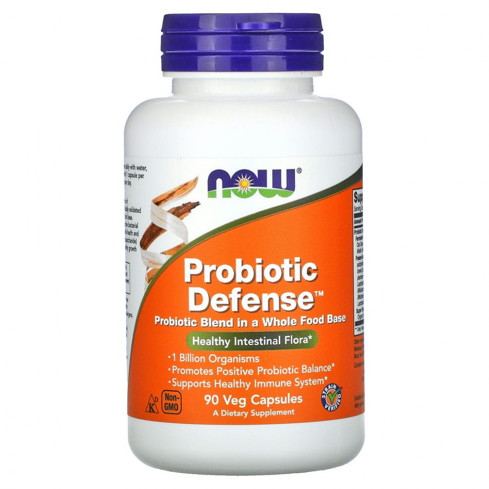NOW Foods, Probiotic Defense, 90      , -, 
