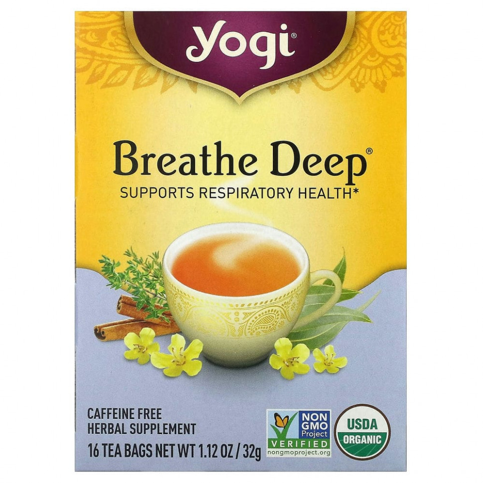 Yogi Tea, Breathe Deep,  , 16  , 32  (1,12 )    , -, 