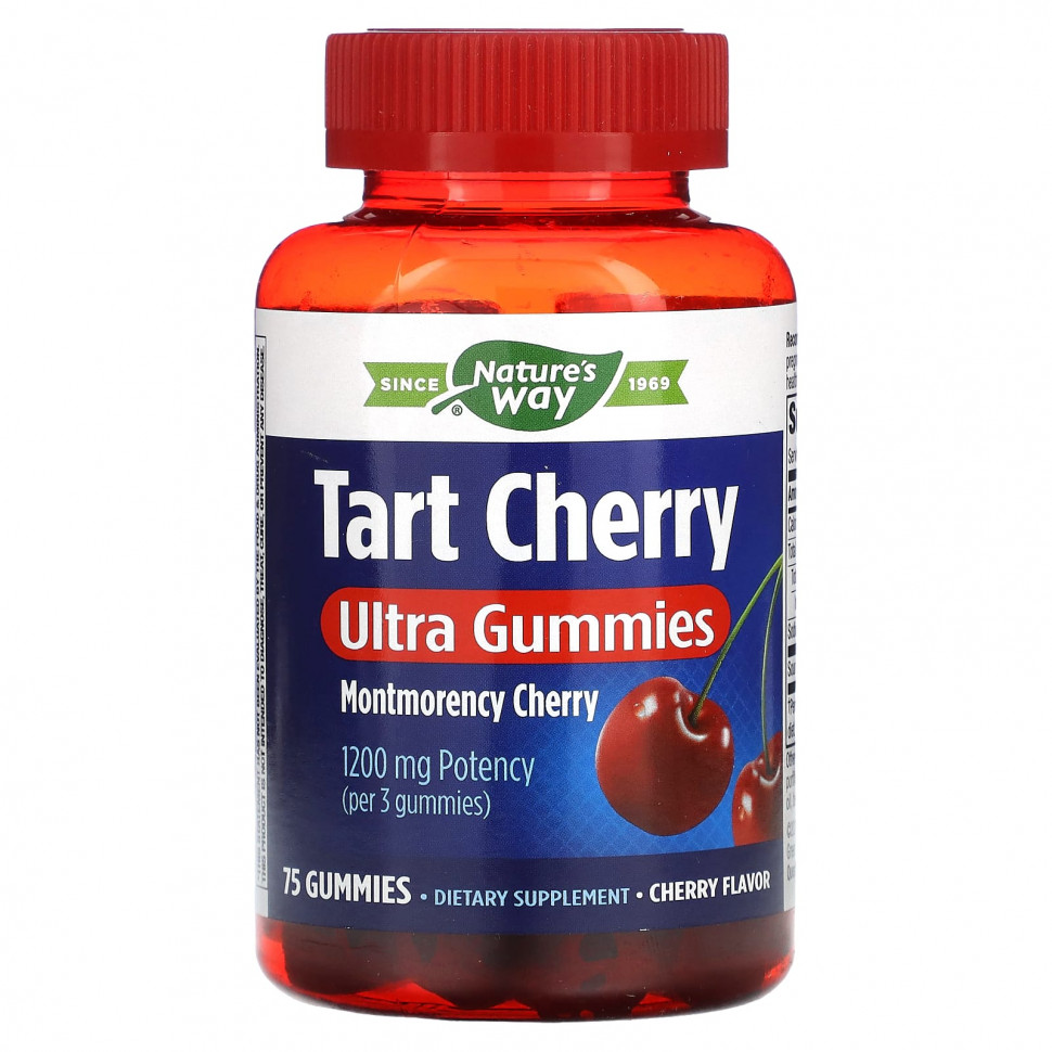 Nature's Way, Tart Cherry, Ultra Gummies, , 400 , 75      , -, 