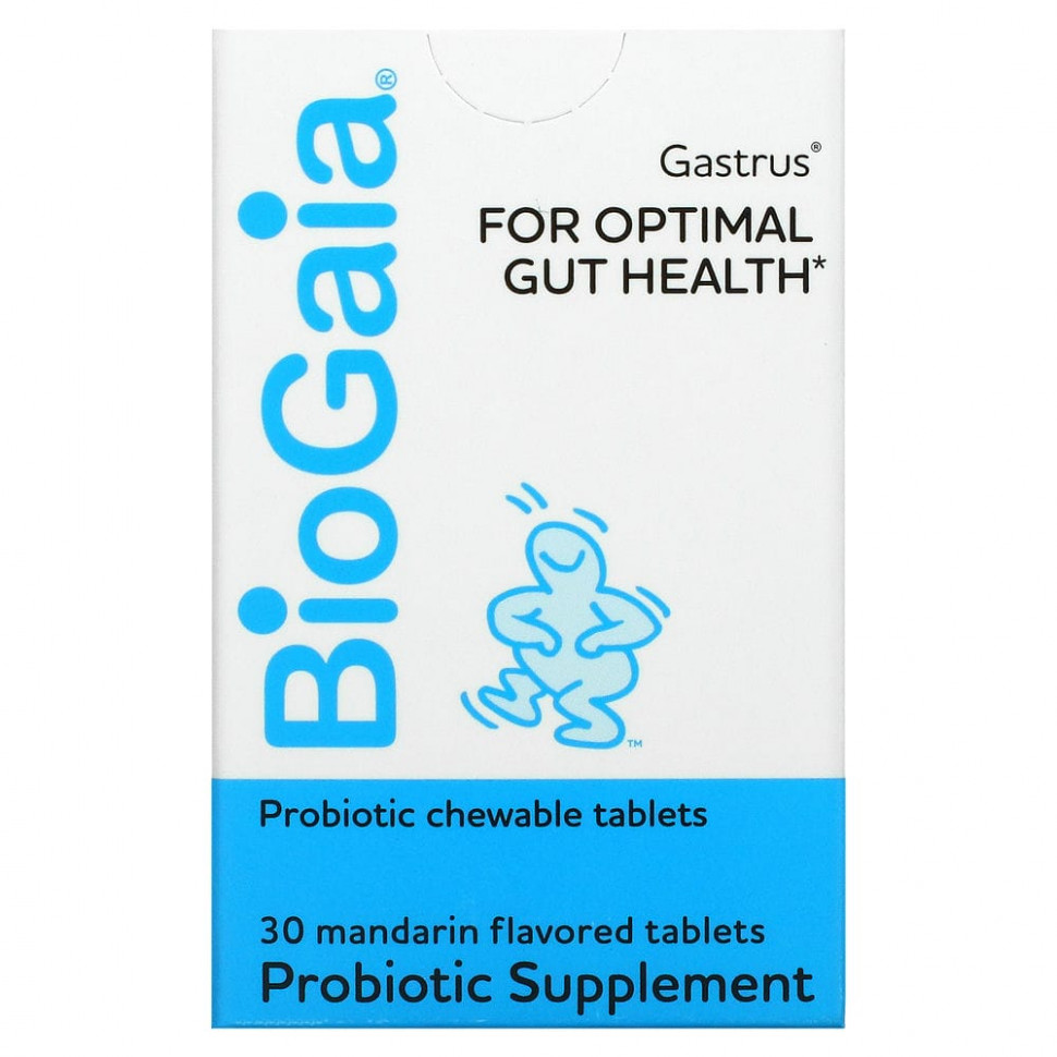���������� BioGaia, Gastrus For Optimal Gut, ��������, 30 ��������  Iherb (������)