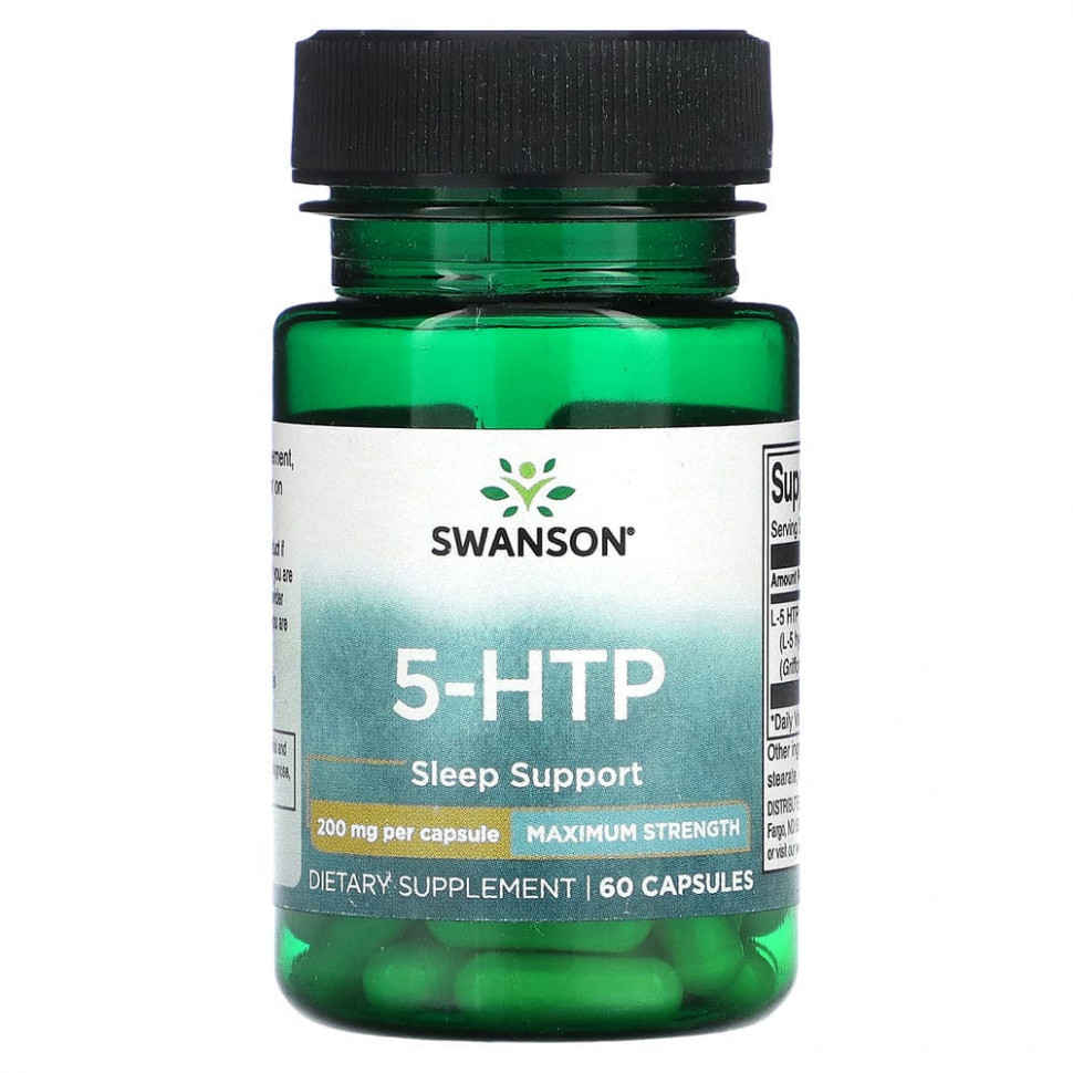 Swanson, 5-HTP, 200 , 60     , -, 