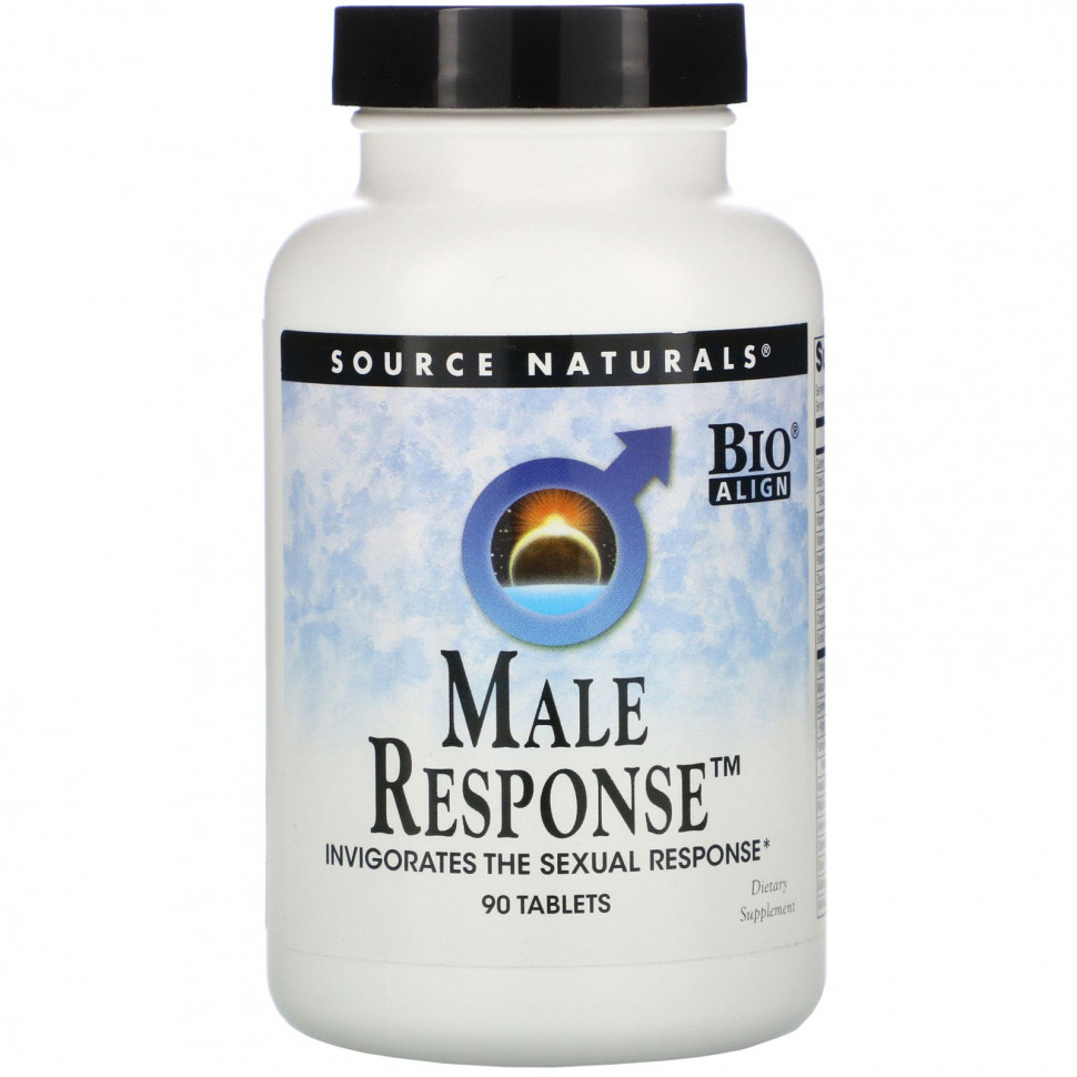 Source Naturals, Male Response, 90     , -, 