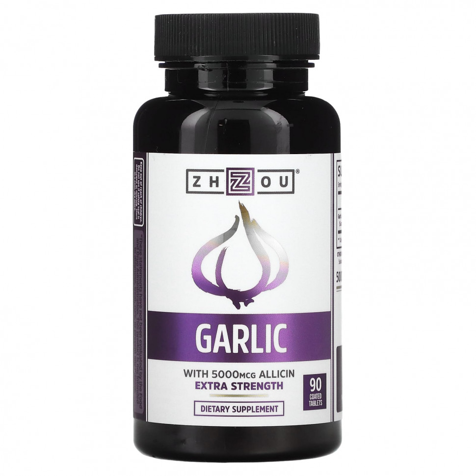  Zhou Nutrition, Garlic Extra Strength, 90 ,    Iherb ()