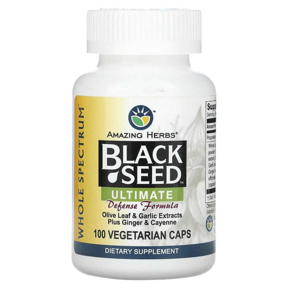Amazing Herbs, Black Seed, Ultimate Defense Formula, 100      , -, 