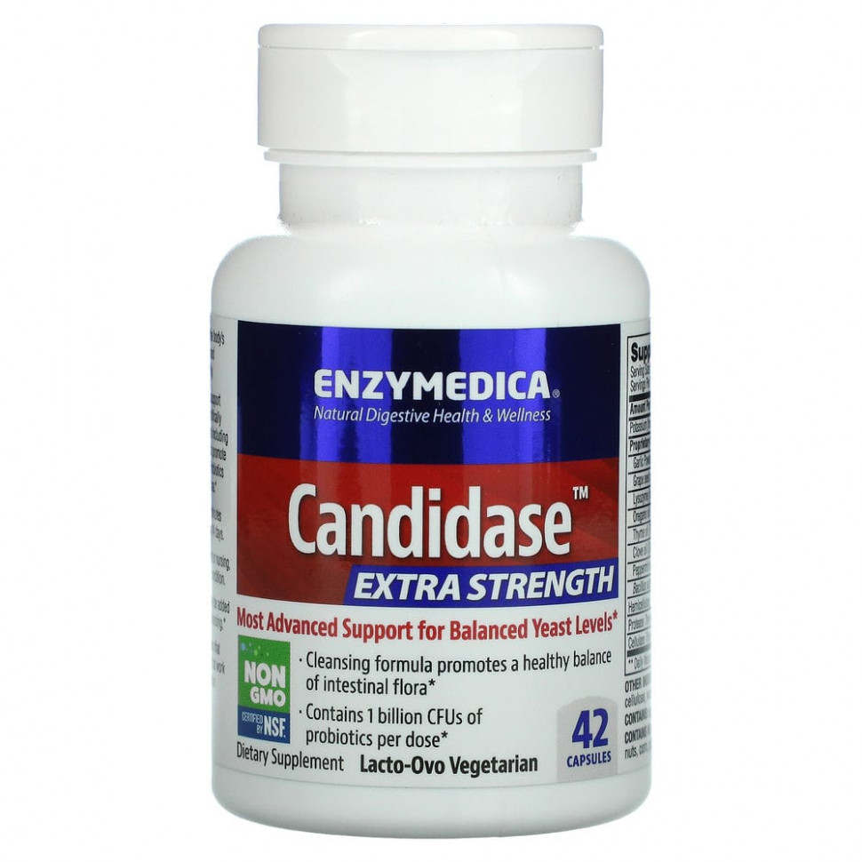 Enzymedica, Candidase, Extra Strength, 42     , -, 