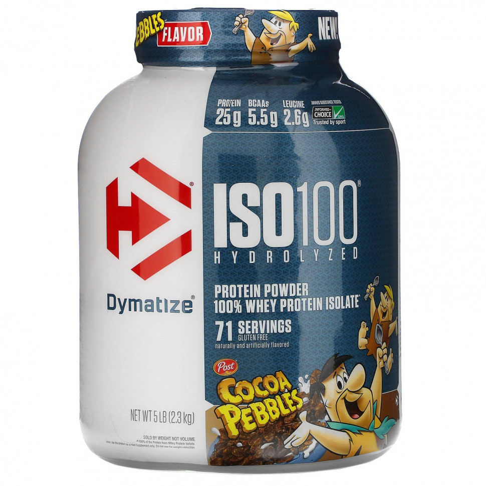 Dymatize Nutrition, ISO100,  100%   ,  , 2,3  (5 )    , -, 