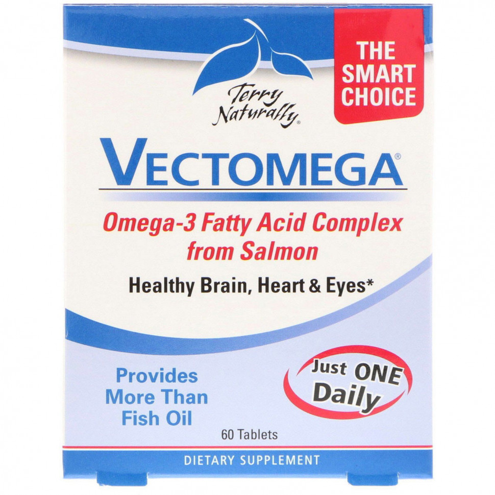  Terry Naturally, Vectomega, 60   Iherb ()