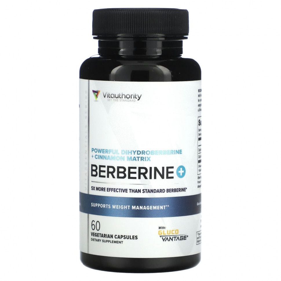  Vitauthority, Berberine +, 60    Iherb ()