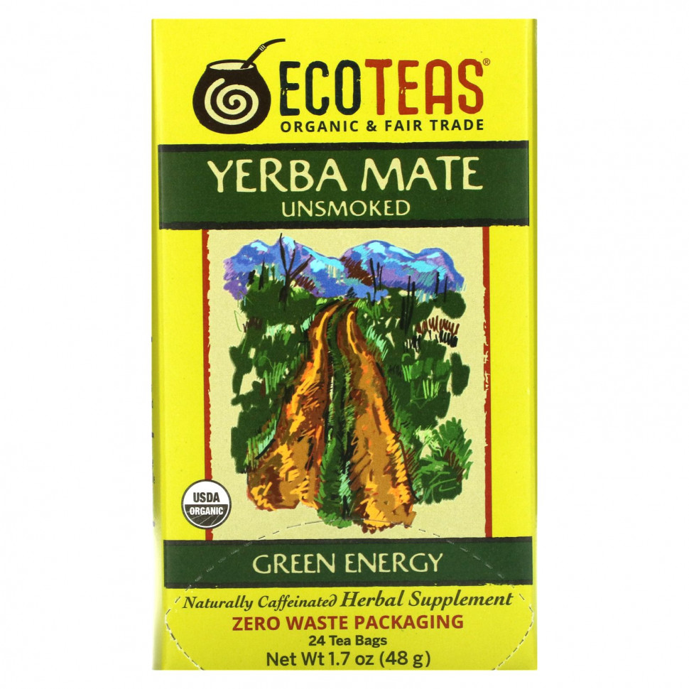 EcoTeas, Yerba Mate, ,  , 24  , 48  (1,7 )    , -, 