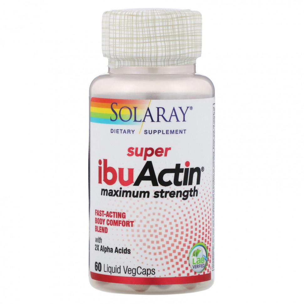 Solaray, Super IbuActin,  , 60      , -, 