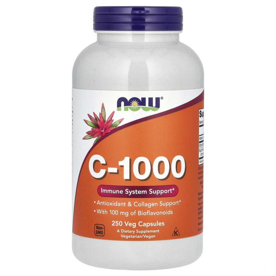 NOW Foods, C-1000,  100  , 250      , -, 