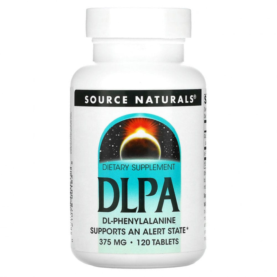 Source Naturals, DLPA, 375 , 120     , -, 