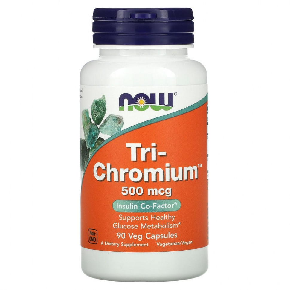 NOW Foods, Tri-Chromium, 500 , 90      , -, 