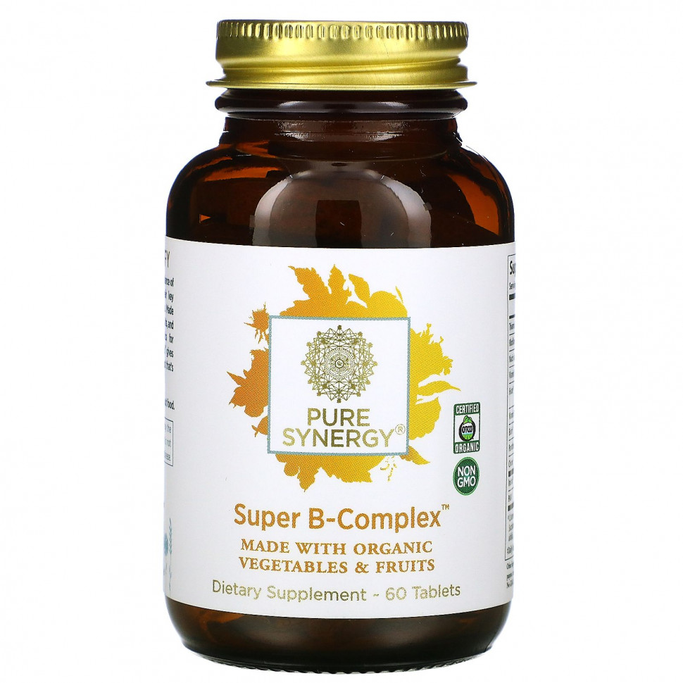 Pure Synergy, Organic Super B-Complex, 60     , -, 