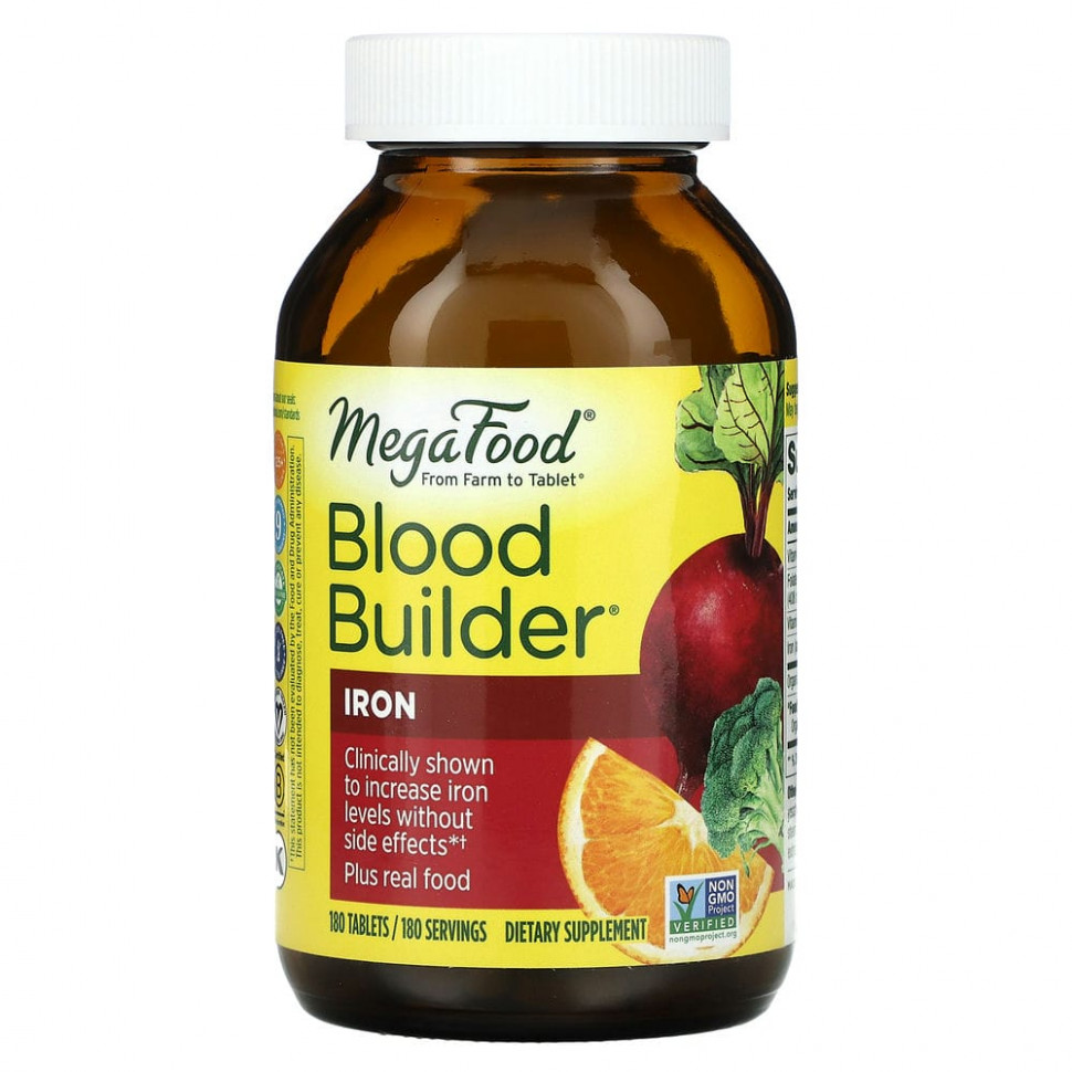 MegaFood, Blood Builder, 180     , -, 