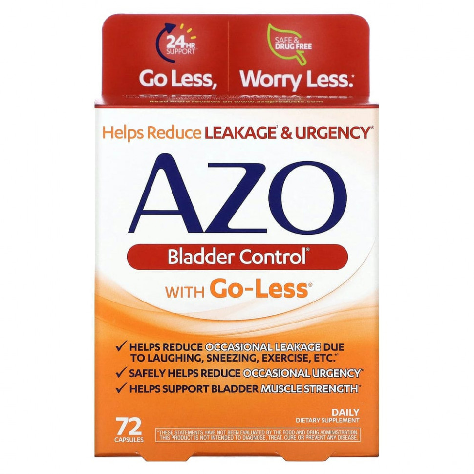 Azo, Bladder Control  Go-Less, 72     , -, 