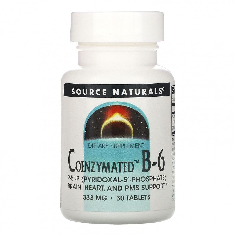 Source Naturals,   B6, 333 , 30     , -, 