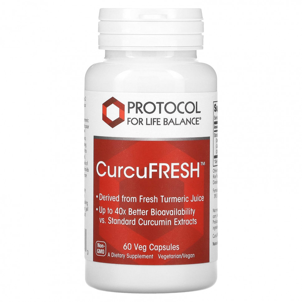 Protocol for Life Balance, CurcuFRESH`` 60      , -, 