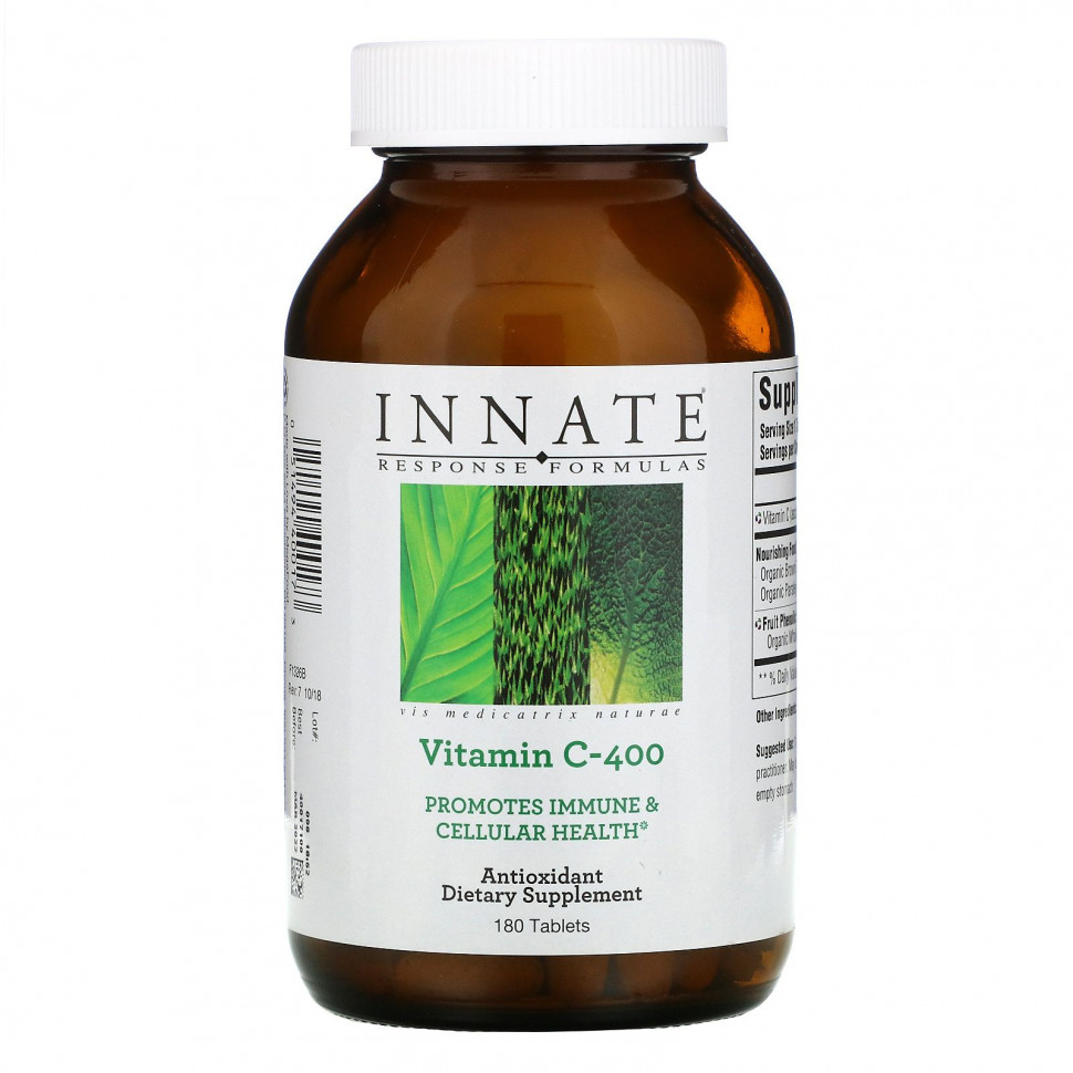 Innate Response Formulas, Vitamin C-400, 180     , -, 