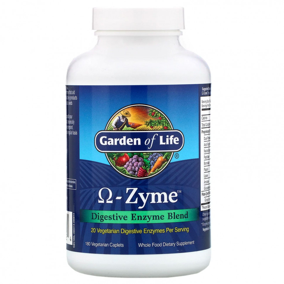 Garden of Life, Omega-Zyme,   , 180      , -, 