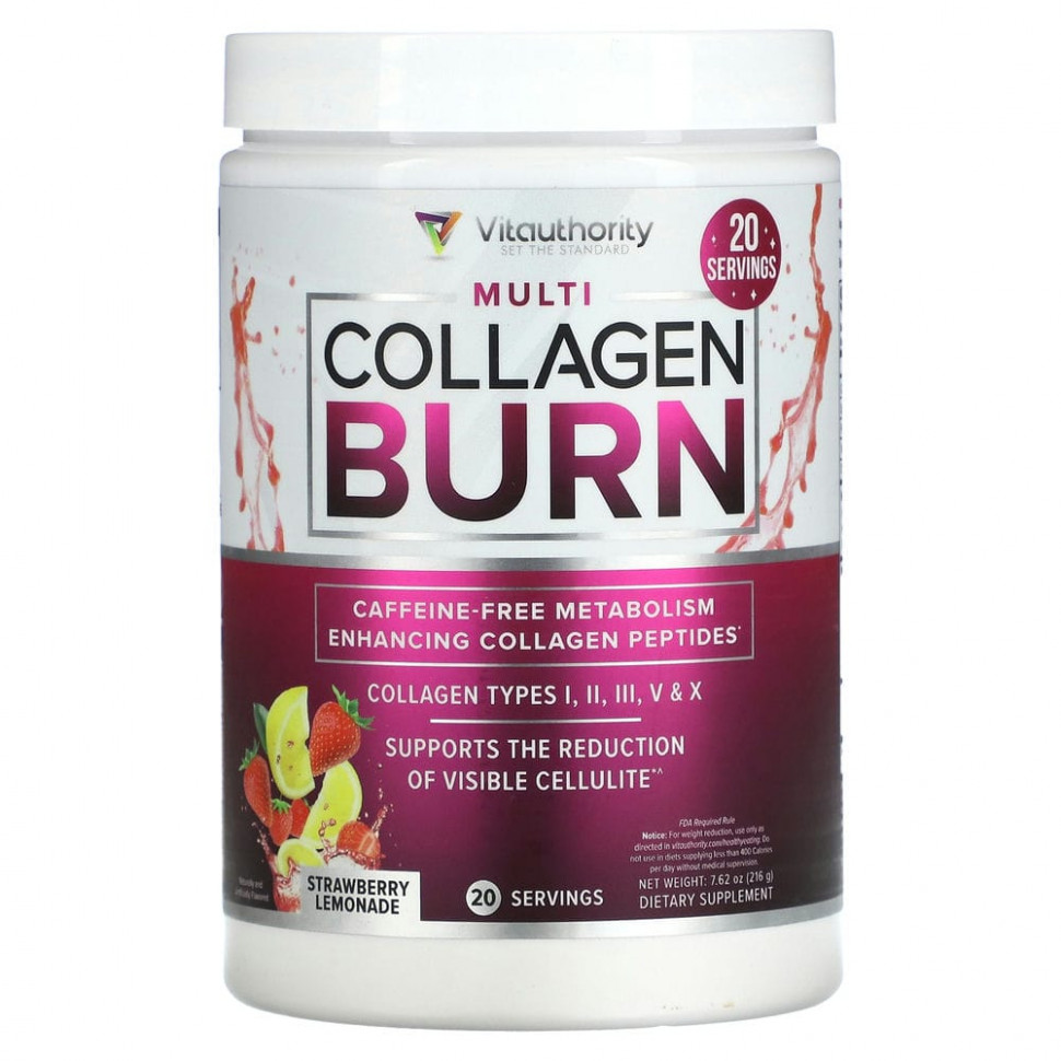 Vitauthority, Multi Collagen Burn,  , 216  (7,62 )    , -, 