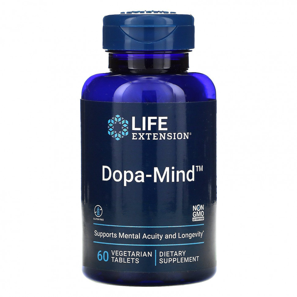  Life Extension, Dopa-Mind, 60    Iherb ()