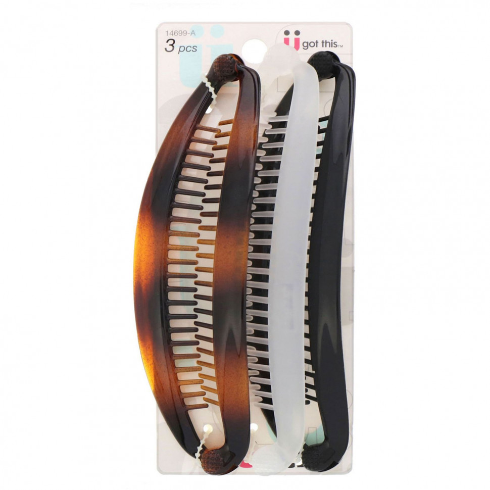 ���������� Scunci, �������-������, ������ �����, 3 �����  Iherb (������)