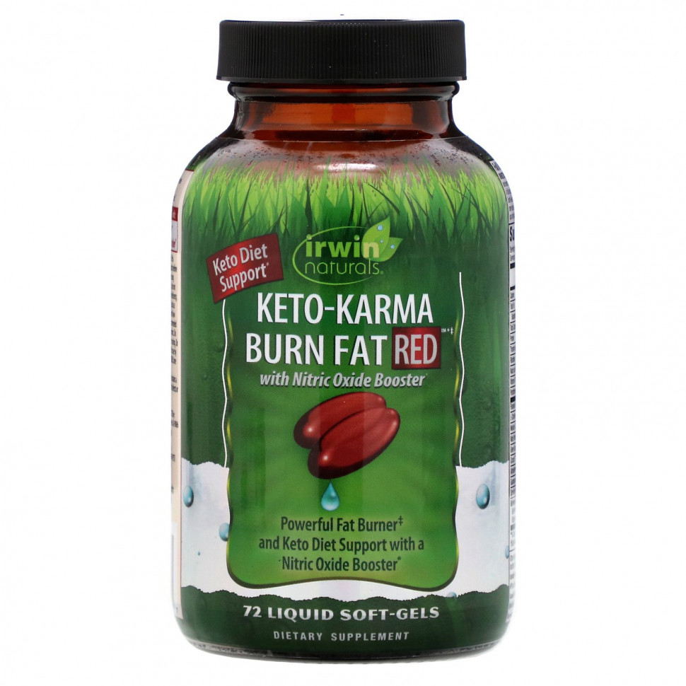 Irwin Naturals, Keto-Karma Burn Fat Red, 72      , -, 