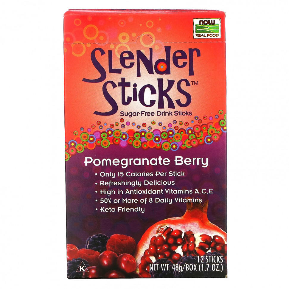 NOW Foods, Real Food, Slender Sticks,     , 12 ,  4  (0,14 )    , -, 