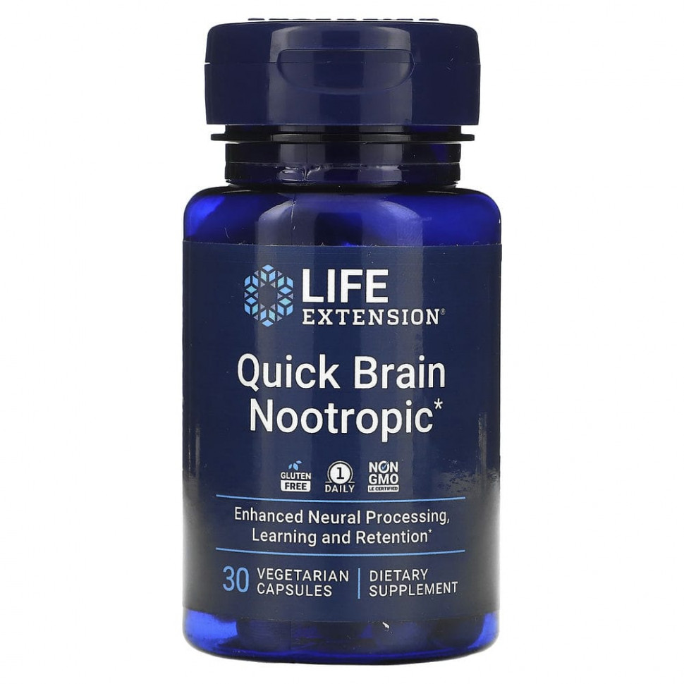  Life Extension, Quick Brain,  , 30    Iherb ()