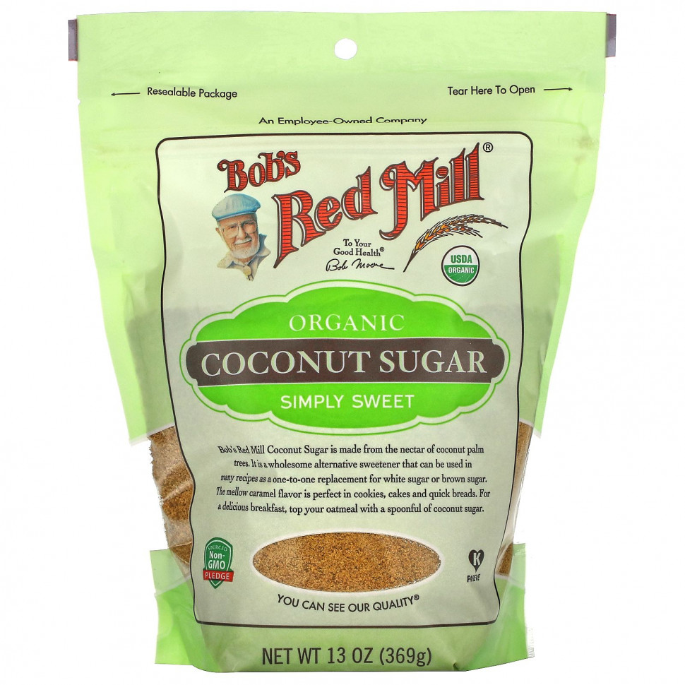 Bob's Red Mill, Organic, Coconut Sugar, 13 oz (369 g)    , -, 