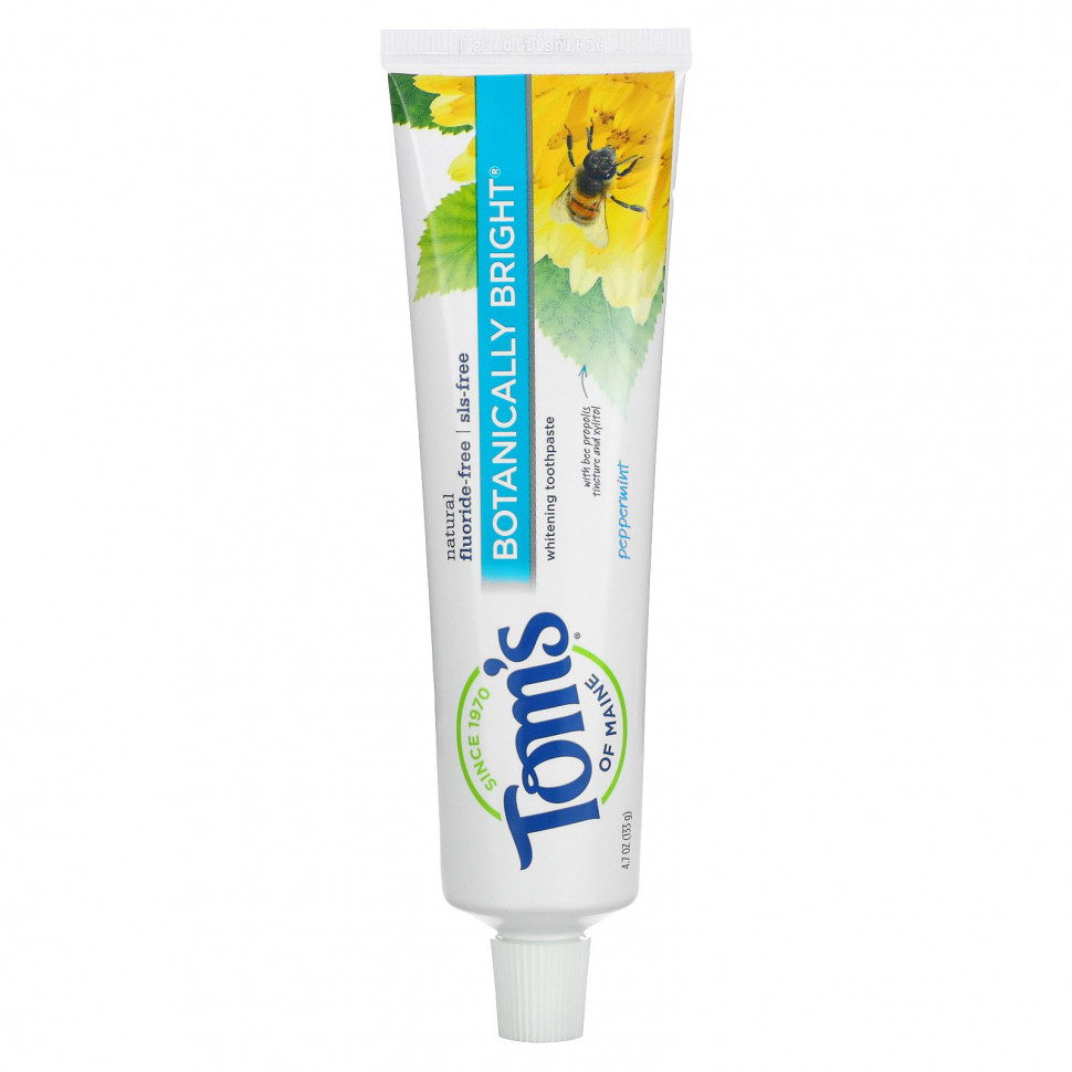 Tom's of Maine, Natural Botanically Bright Whitening Toothpaste,  ,  , 133  (4,7 )    , -, 