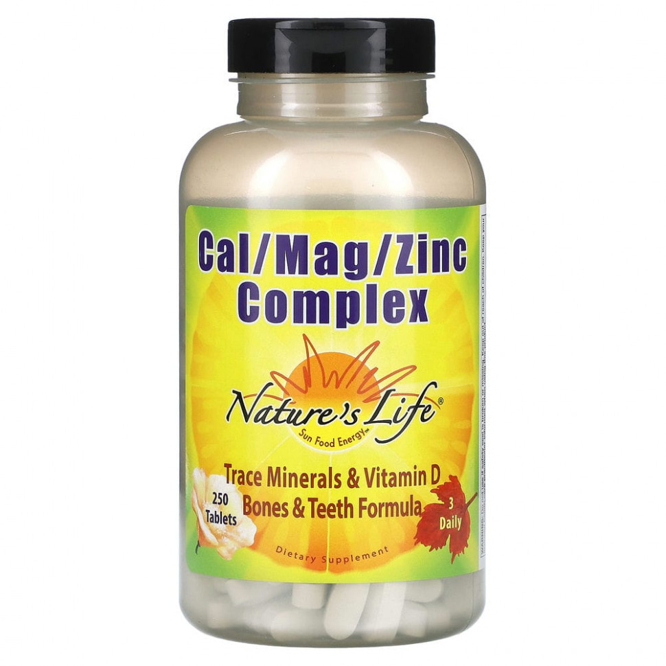 Nature's Life,  Cal / Mag / Zinc, 250     , -, 