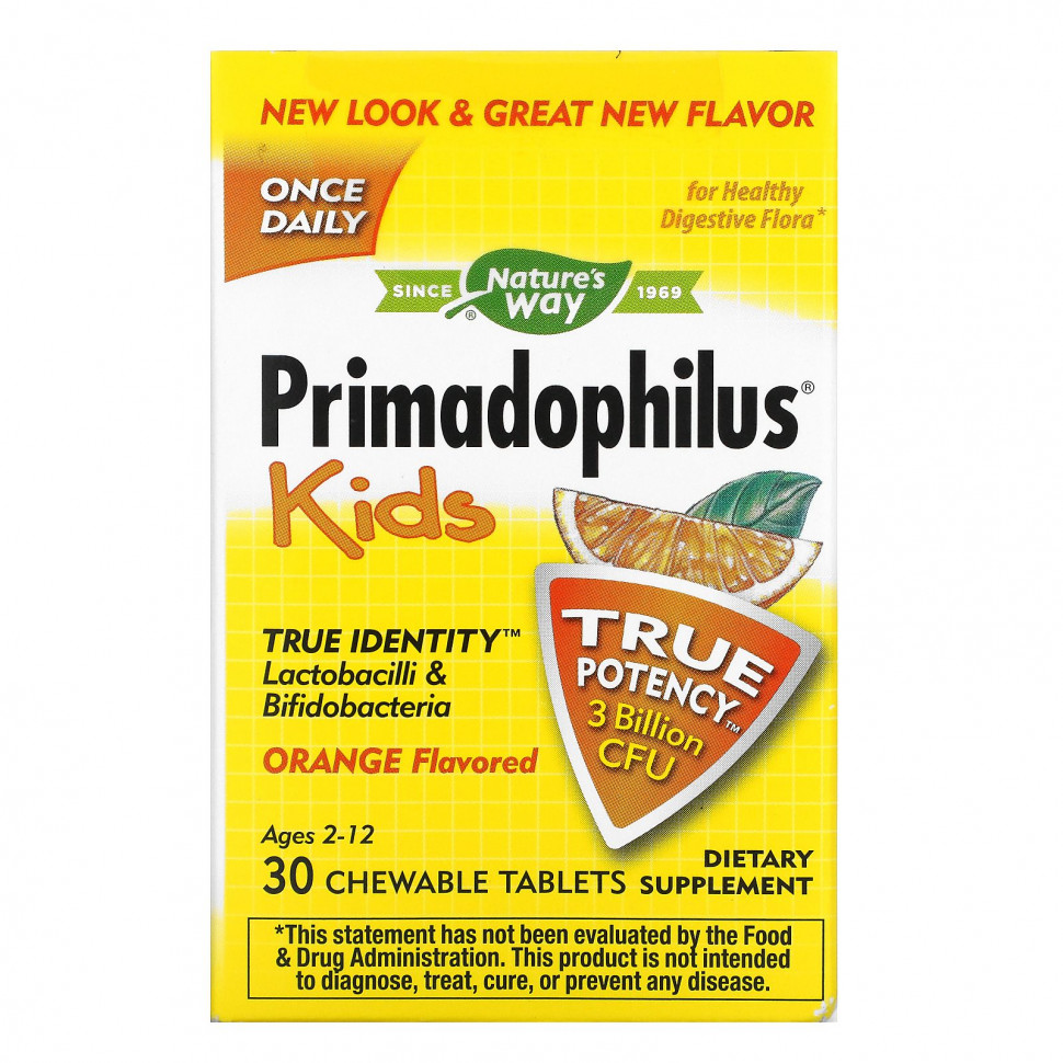 Nature's Way, Primadophilus,    2  12 ,  , 3  , 30      , -, 