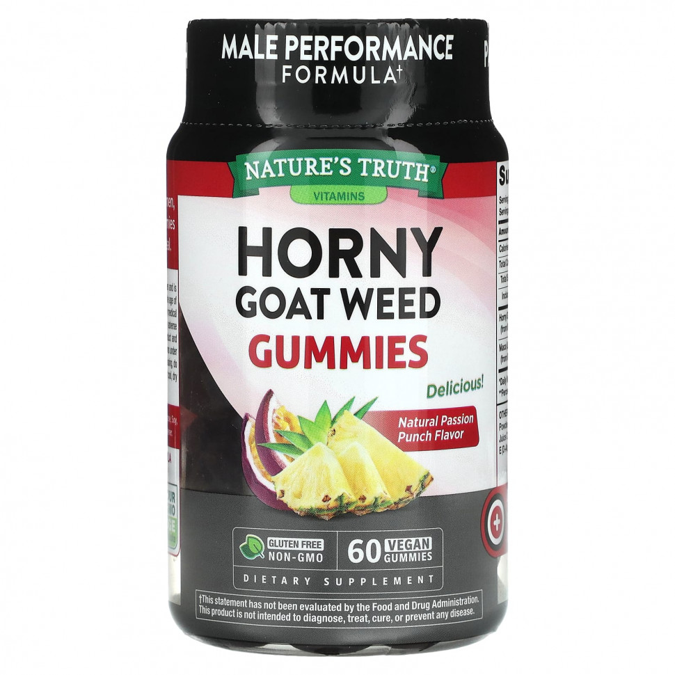 Nature's Truth, Horny Goat Weed, Passion Punch, 60       , -, 