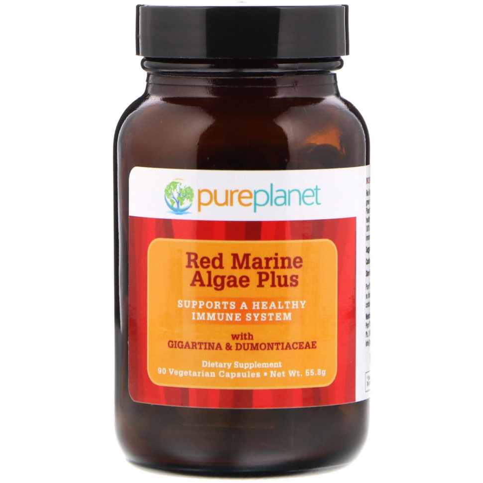 Pure Planet, Red Marine Algae Plus, 90      , -, 