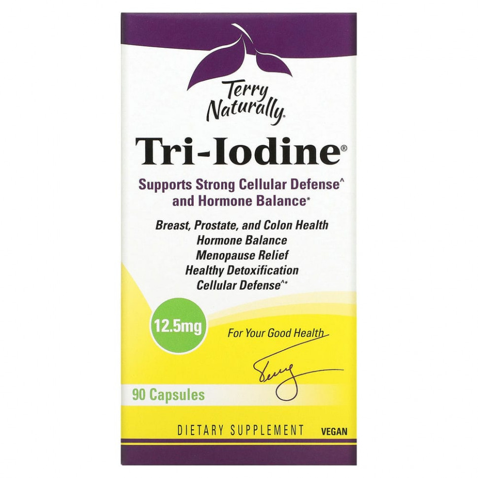 Terry Naturally, Tri-Iodine, 12,5 , 90     , -, 