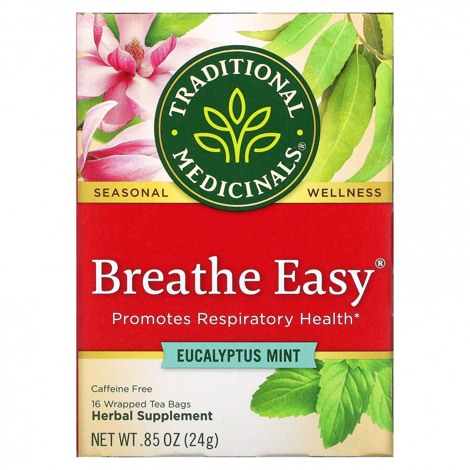 Traditional Medicinals, Breathe Easy,   ,  , 16    , 24  (0,85 )    , -, 