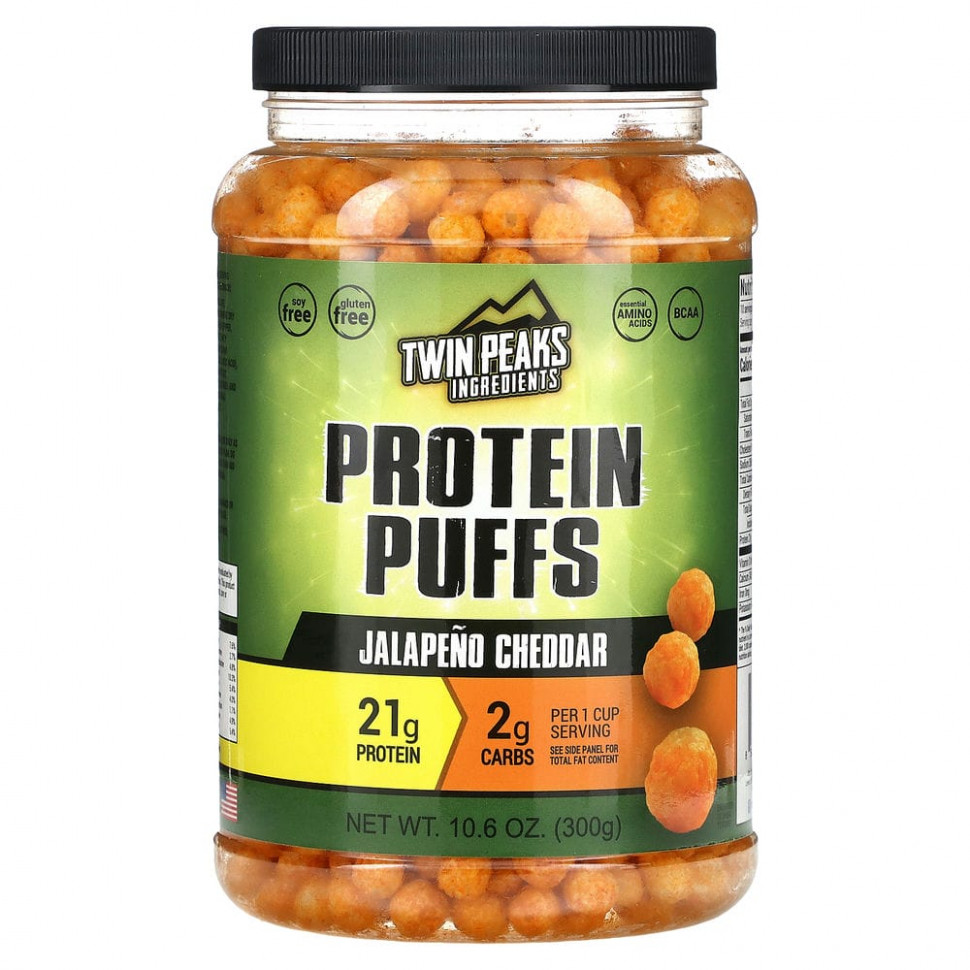  Twin Peaks, Protein Puffs,   , 300  (10,6 )  Iherb ()