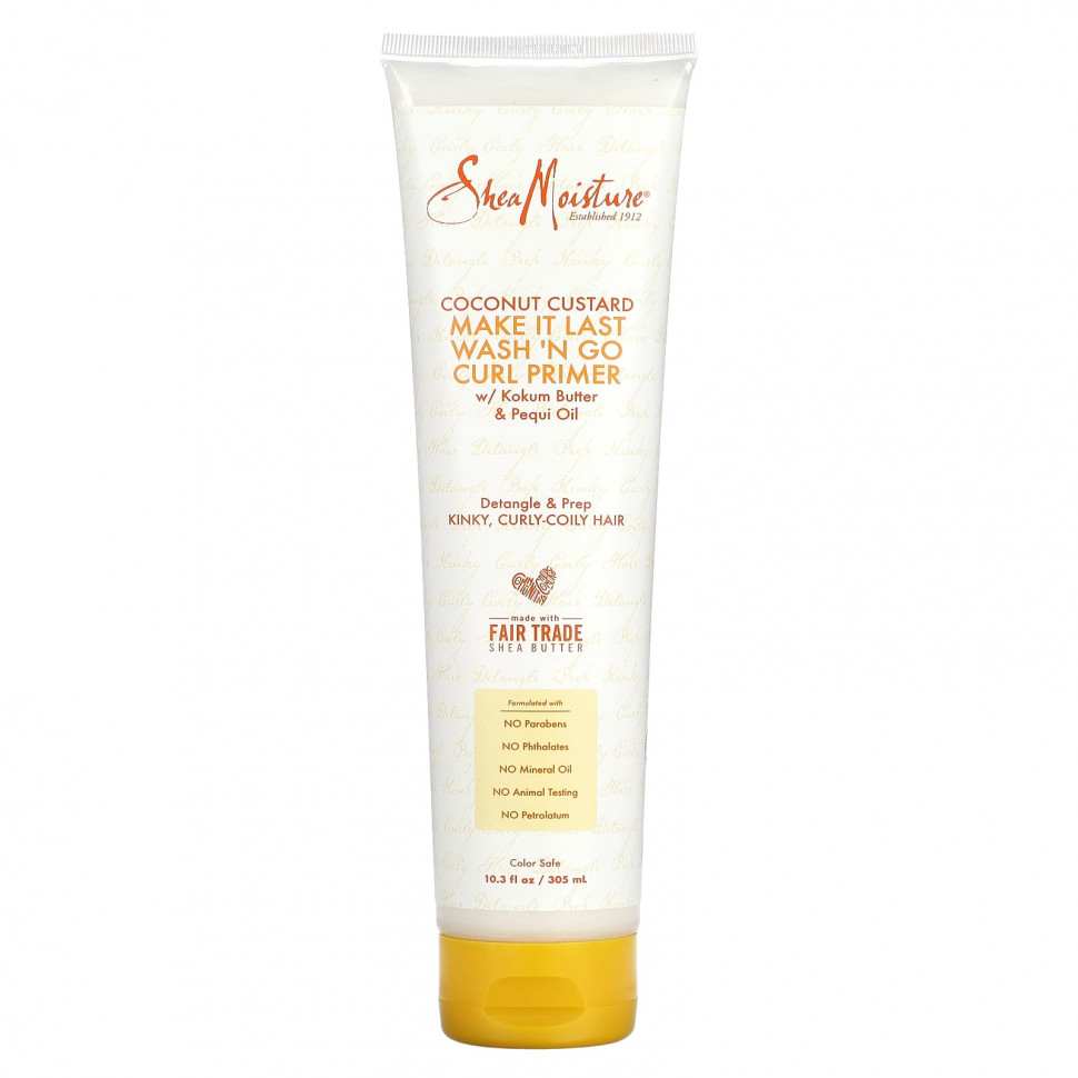 ���������� SheaMoisture, Make It Last Wash 'N Go Curl Primer, ��������� ����, 305 �� (10,3 ����. �����)  Iherb (������)