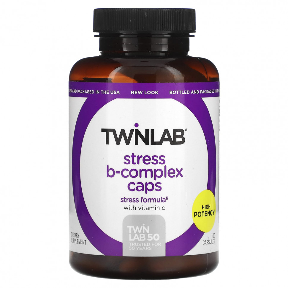 Twinlab, Stress B-Complex, , 100     , -, 