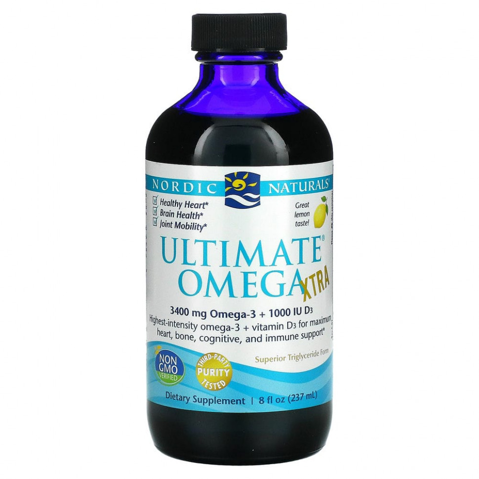  Nordic Naturals, Ultimate Omega Xtra, , 8   (237 )  Iherb ()