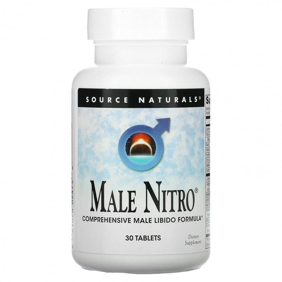 Source Naturals, Male Nitro, 30     , -, 