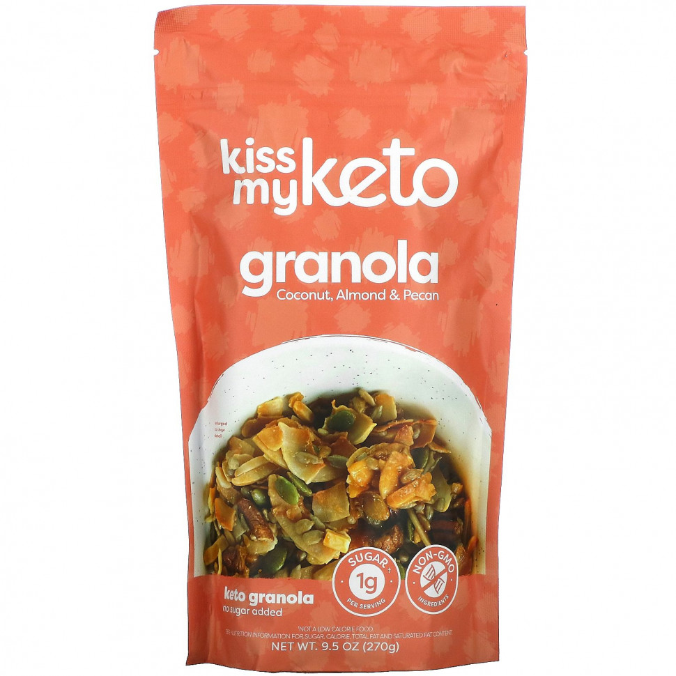 Kiss My Keto, Keto Granola, ,   , 9,5  (270 )    , -, 