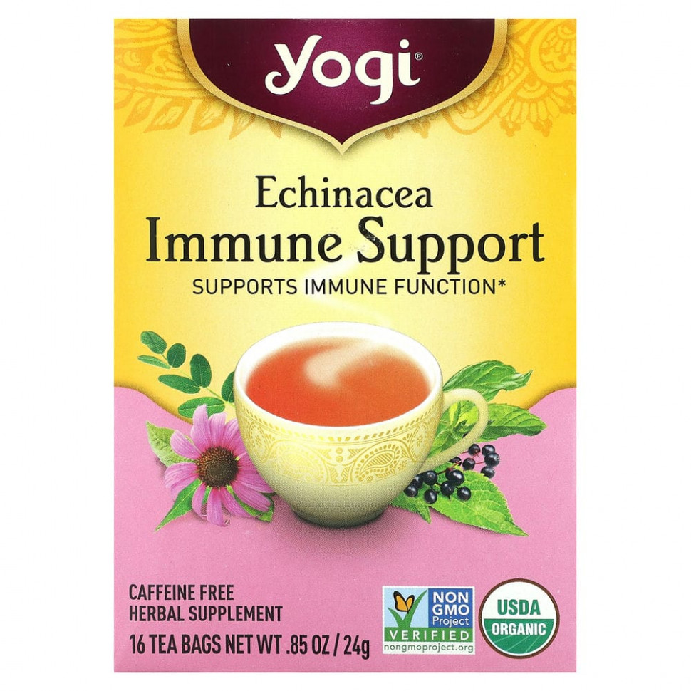 Yogi Tea, Immune Support  ,  , 16  , 24  (85 )    , -, 