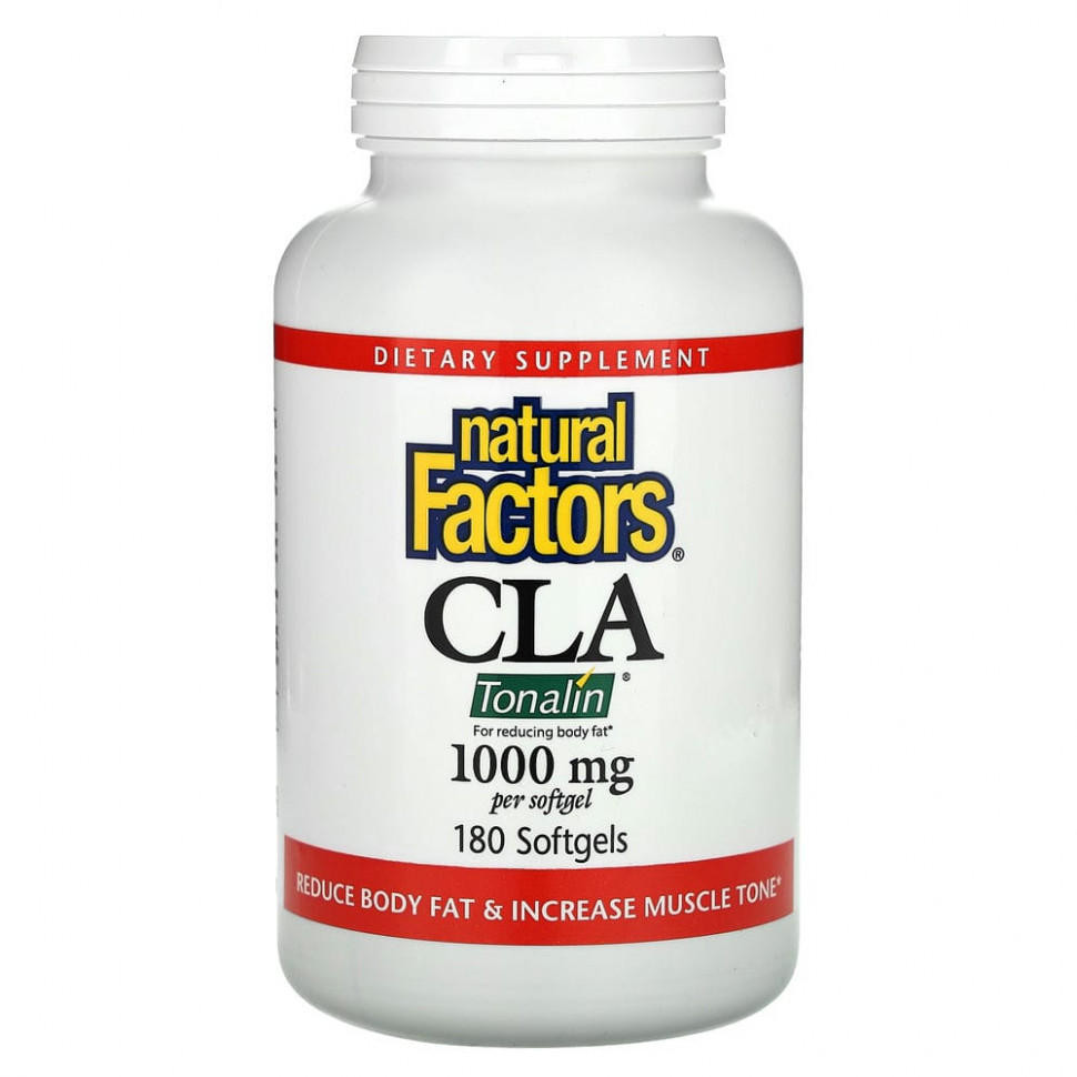 Natural Factors, CLA,    , 1000 , 180      , -, 