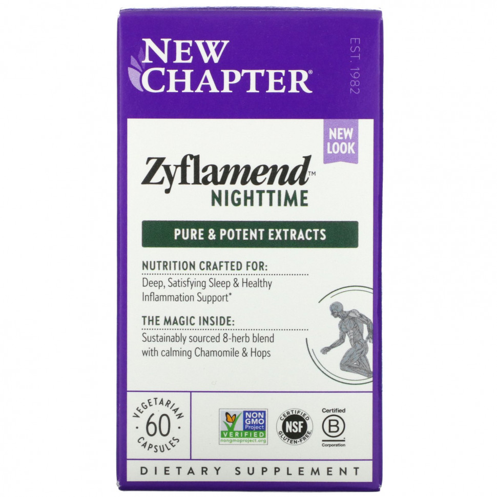 New Chapter, Zyflamend Nighttime, 60      , -, 